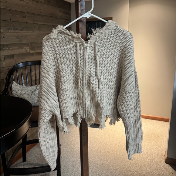 Fashion Nova Beige Knit Top - Picture 1 of 3